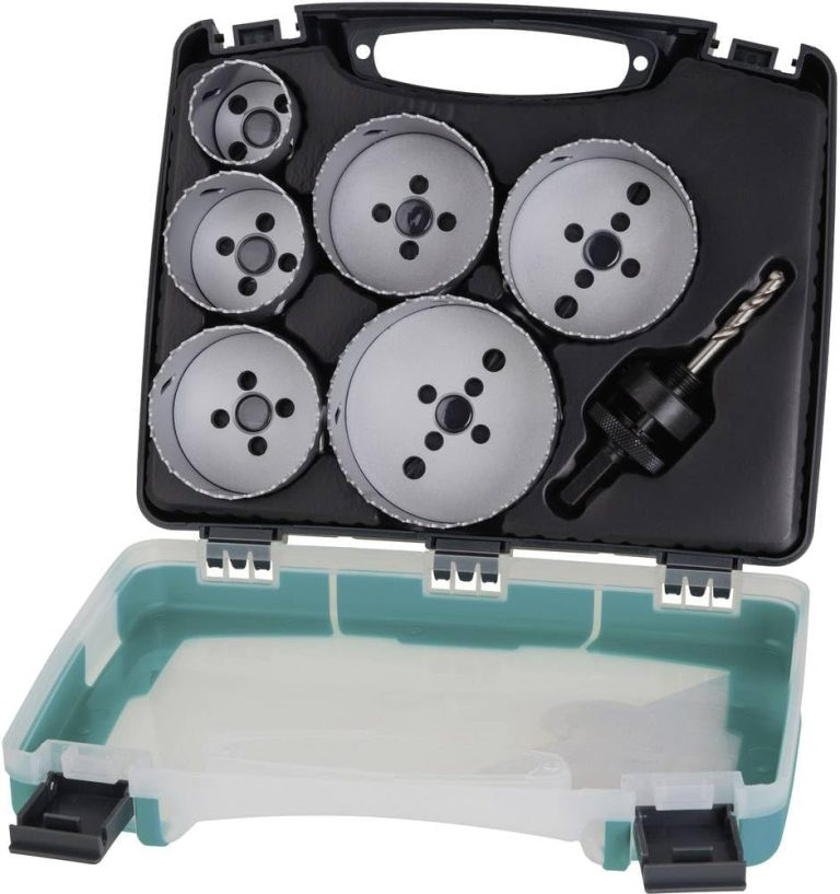 wolfcraft Coffret de 6 Scies Cloches BIM Multimatériaux, Ø 40 à 86 mm