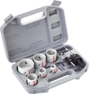 coffret Bosch 9 pièces HSS bimétal pour électricien